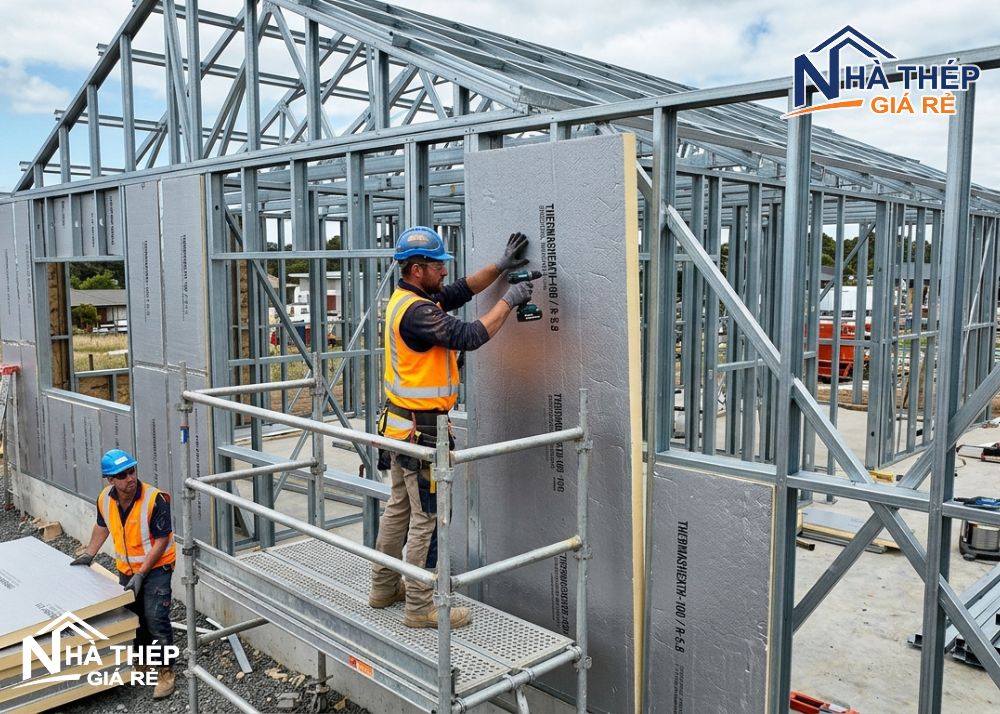 Nhà khung thép có nóng không? Cách chống nóng cho nhà khung thép hiệu quả