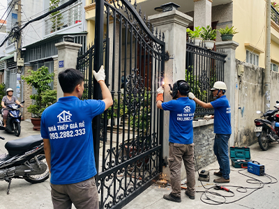 Thi Công Cổng, Cửa Sắt, Thép Giá Rẻ