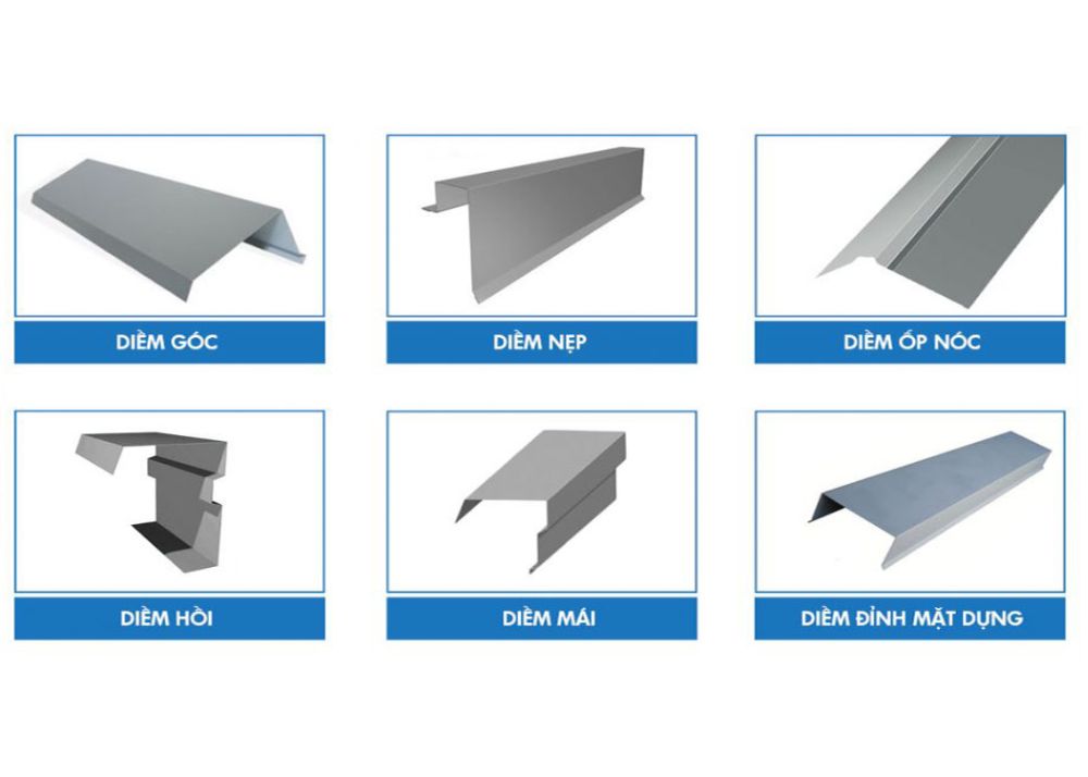 các loại diềm mái tôn