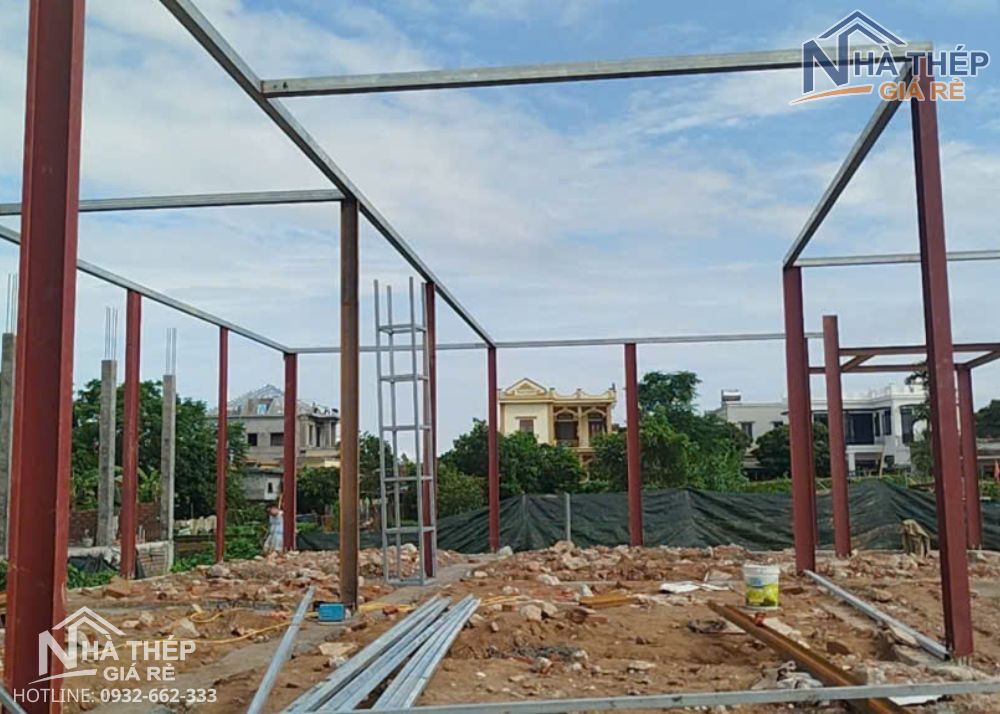 dự án thi công homestay khung thép