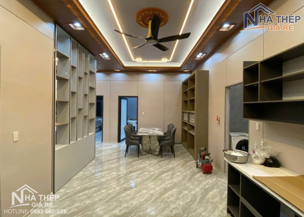 thi công homestay bằng khung thép