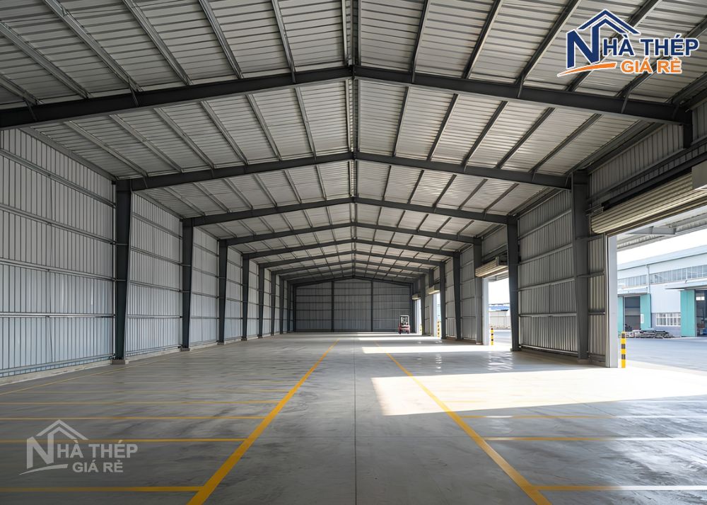 Nhà kho khung thép là gì? Sự thật về ưu nhược điểm, chi phí, có nên đầu tư không?
