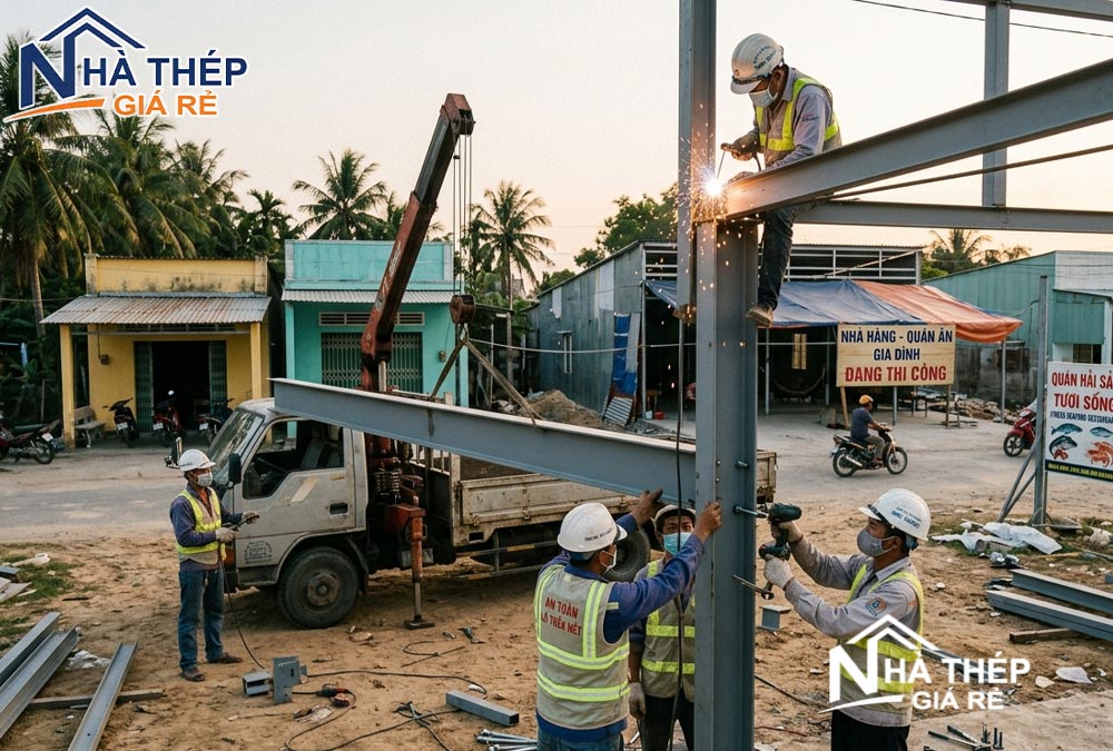  Nhà thép tiền chế