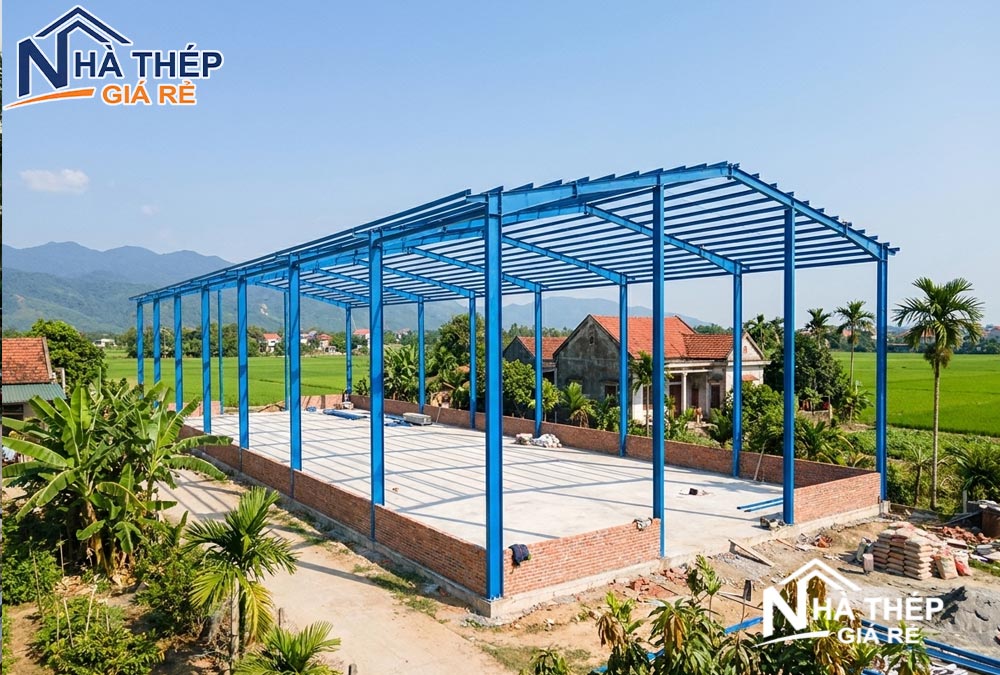  Nhà thép tiền chế