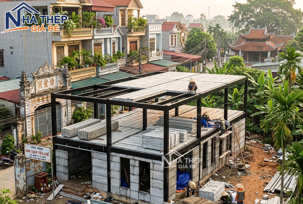  Nhà thép tiền chế