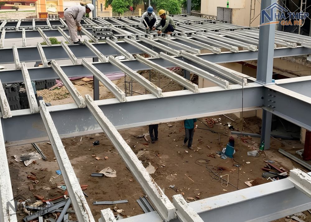 Đơn vị thi công nhà thép tiền chế tại Thanh Xuân - Giải pháp thi công nhanh, tiết kiệm