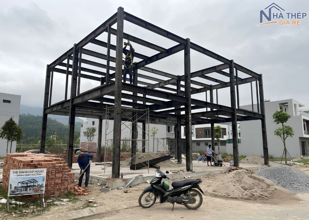 Thi công nhà khung thép, nhà thép tiền chế tại Chương Mỹ 