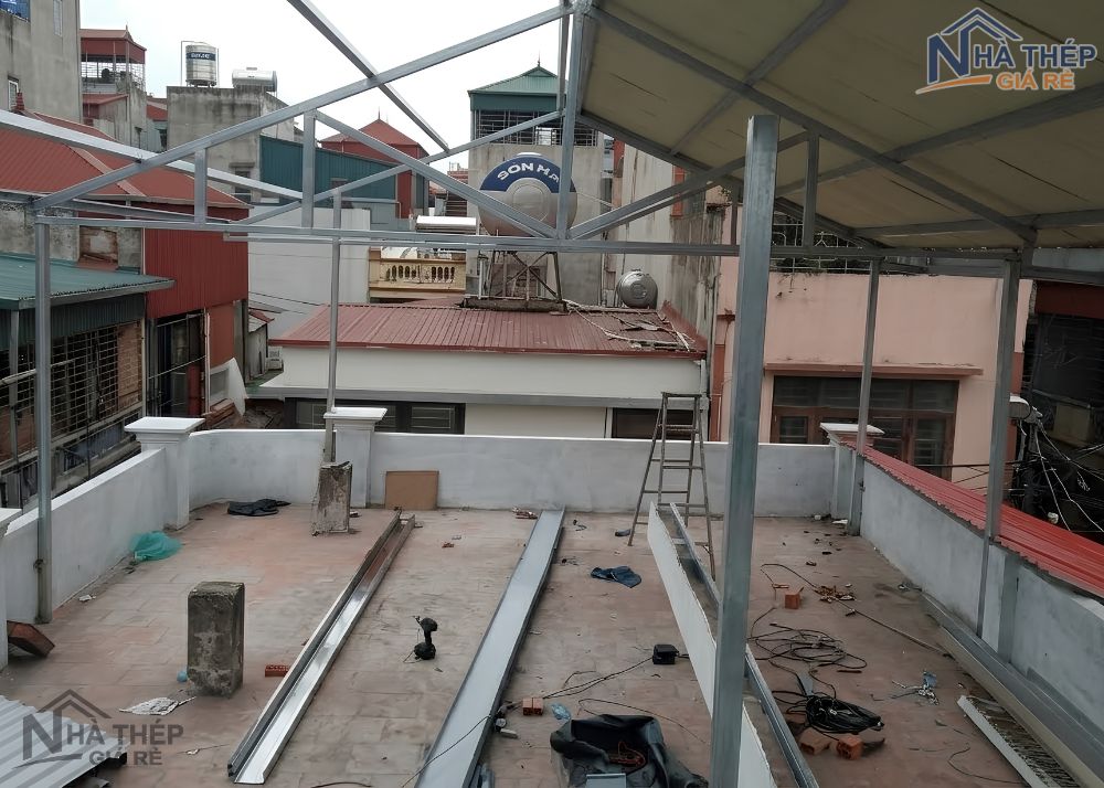 Đơn vị nhà thầu thi công nhà khung thép tại Quận Hoàng Mai