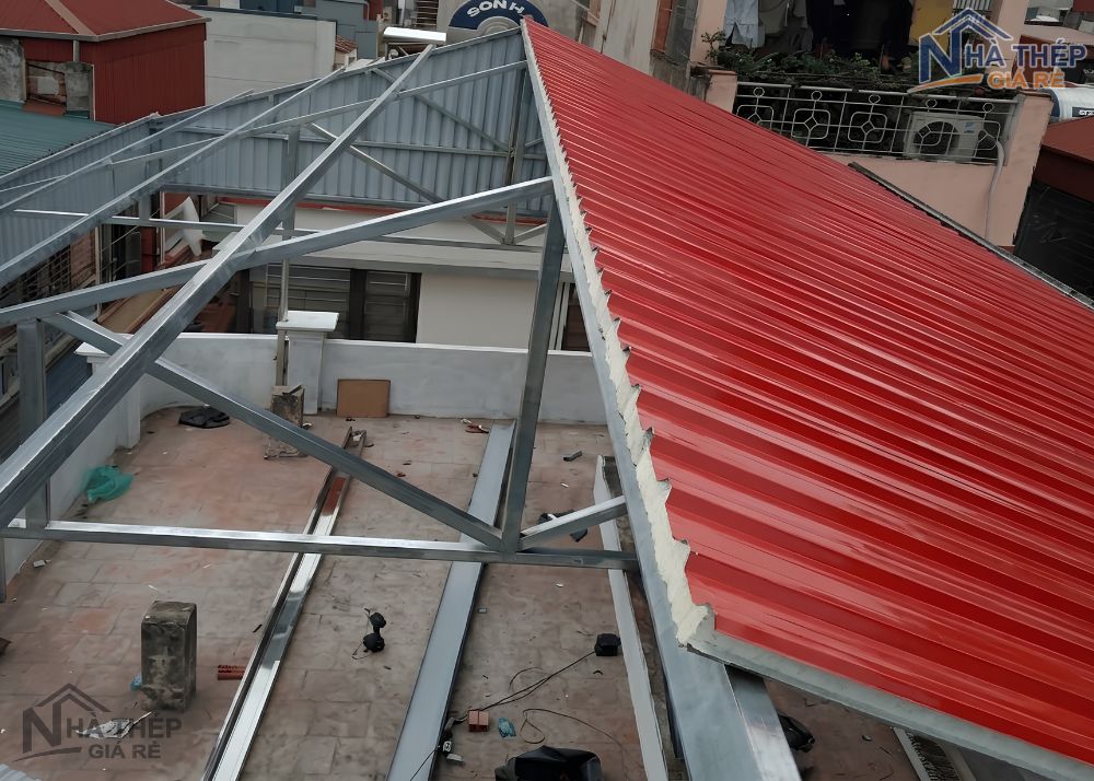Đơn vị nhà thầu thi công nhà khung thép tại Quận Hoàng Mai