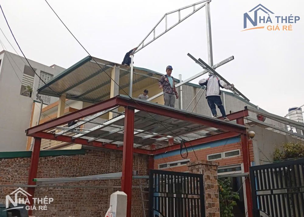 Báo giá dịch vụ sửa chữa, cải tạo nhà ở, công trình bằng khung thép
