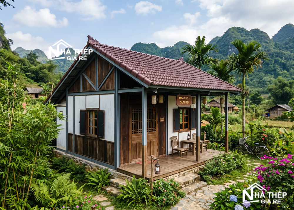 Thi công nhà trọ, homestay khung thép giá rẻ