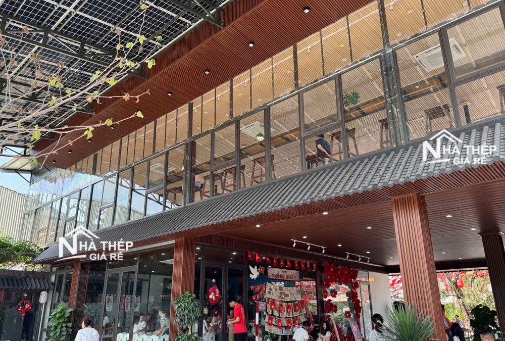 Kinh Nghiệm Thực Tiễn Trong Thiết Kế Và Thi Công Quán Cafe Khung Thép