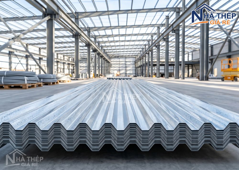 Các loại tôn dành cho nhà khung thép, nhà thép tiền chế phổ biến nhất hiện nay