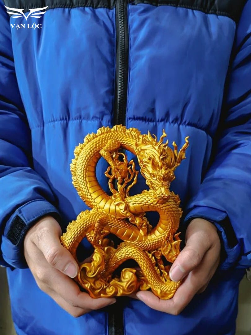 in 3d mô hình tượng rồng