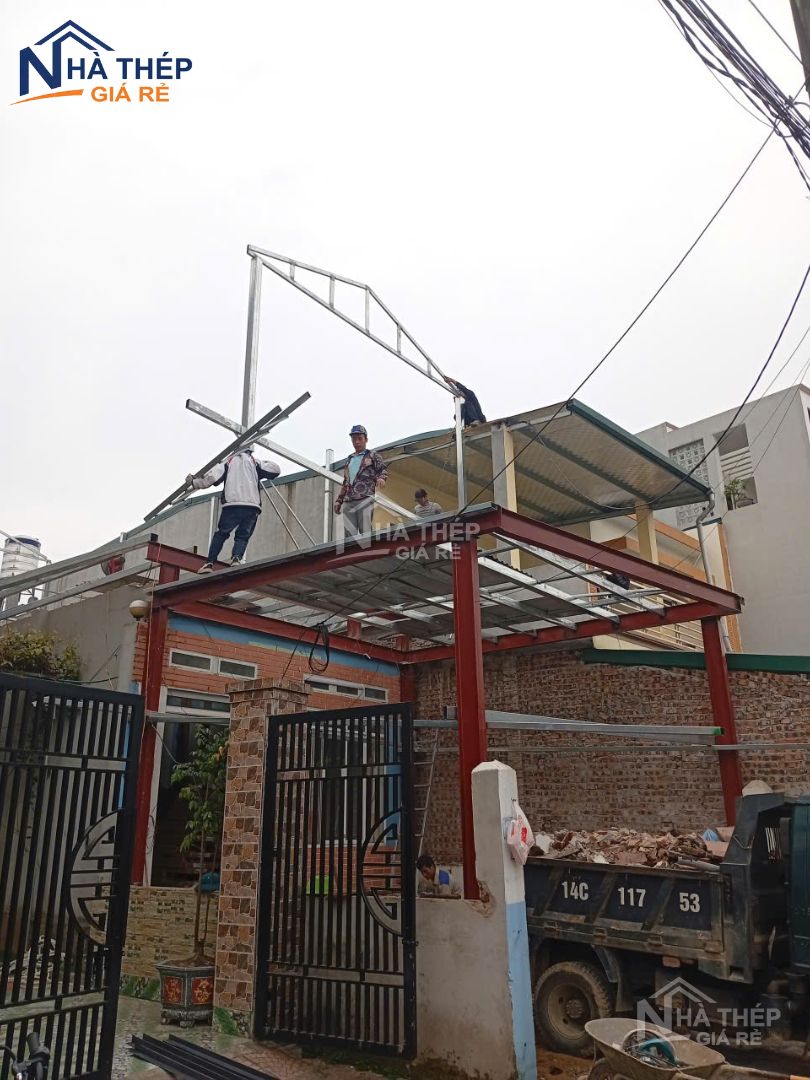 Dự án cải tạo nhà khung thép I200