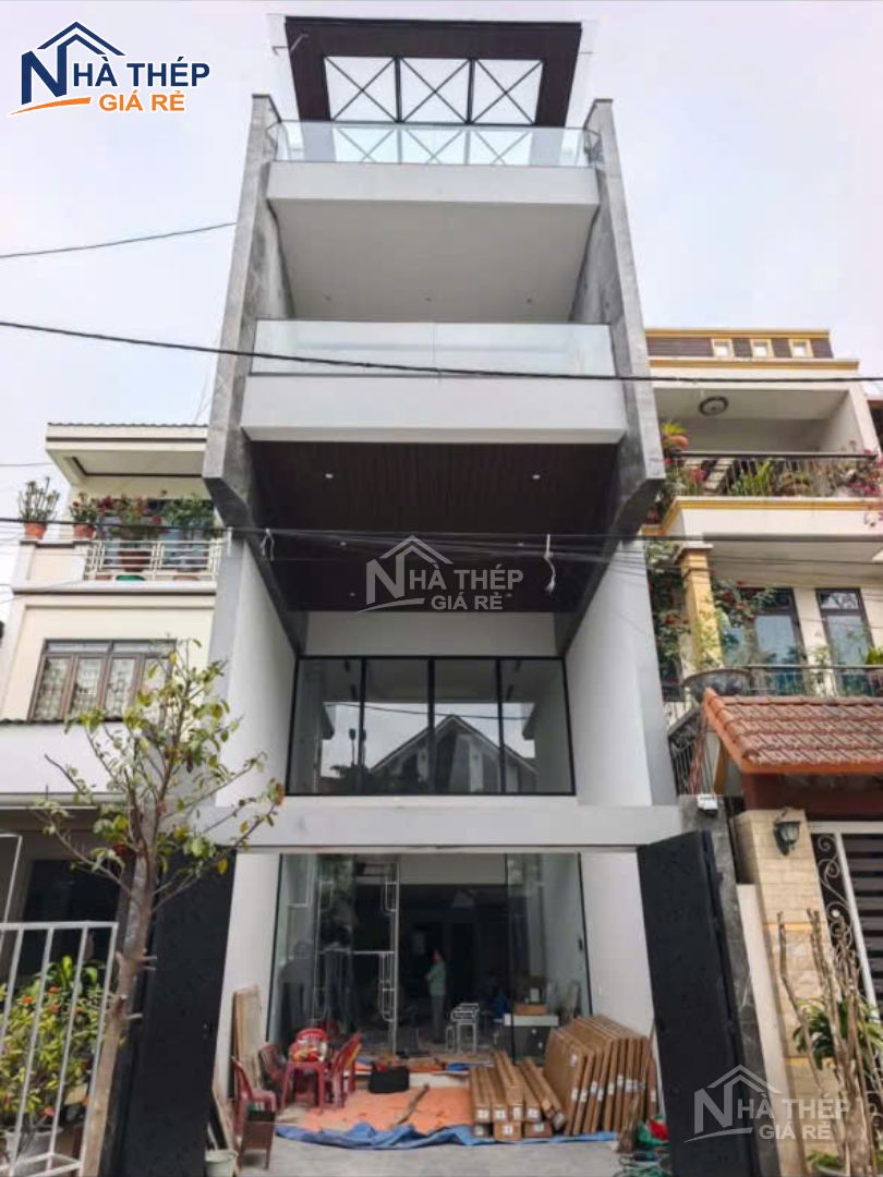 Dự án xây nhà khung thép I300 