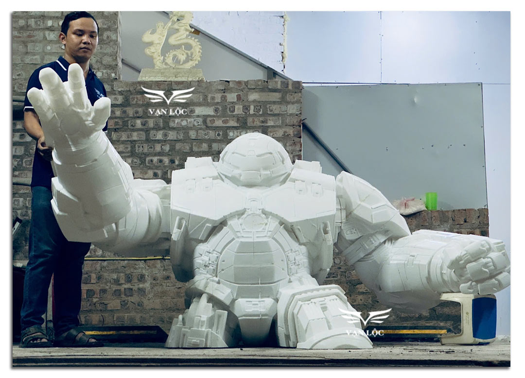 in 3D mô hình nhân vật Hulkbuster