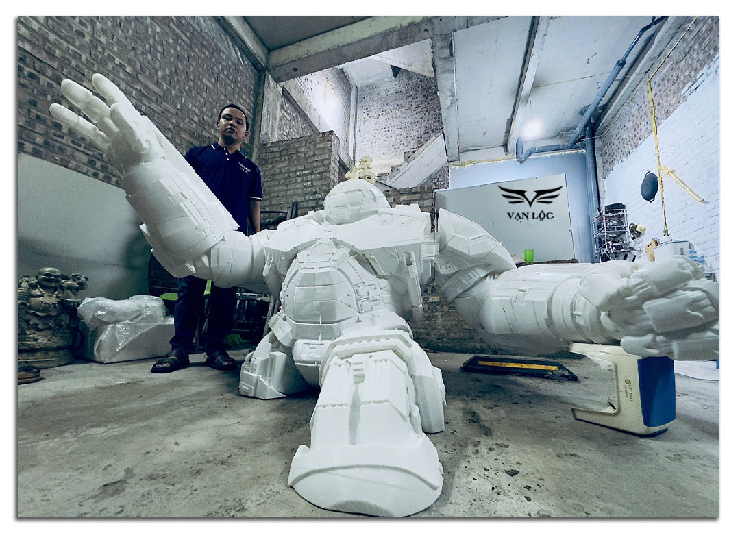 in 3D mô hình nhân vật Hulkbuster