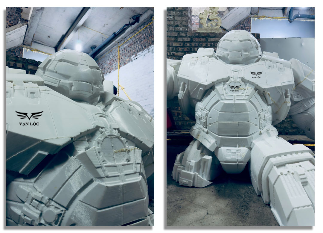 in 3D mô hình nhân vật Hulkbuster