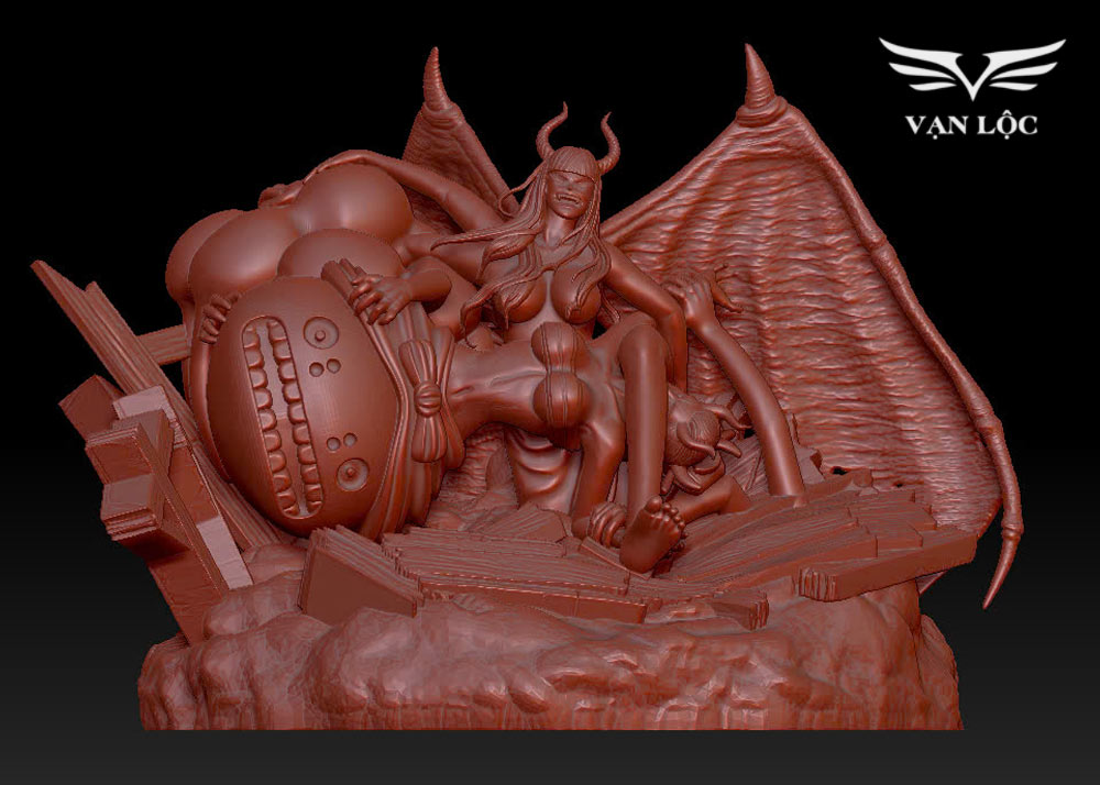 File in 3D: Nhân vật Nico Robin vs Black Maria