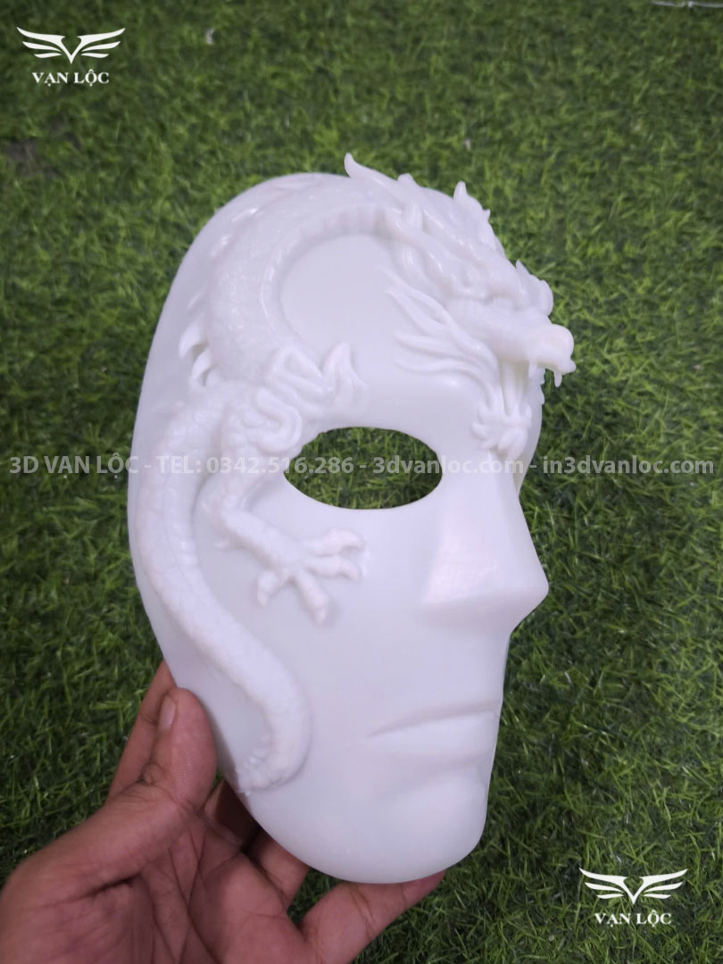 Hoàn Thiện In 3D Mặt Nạ Rồng