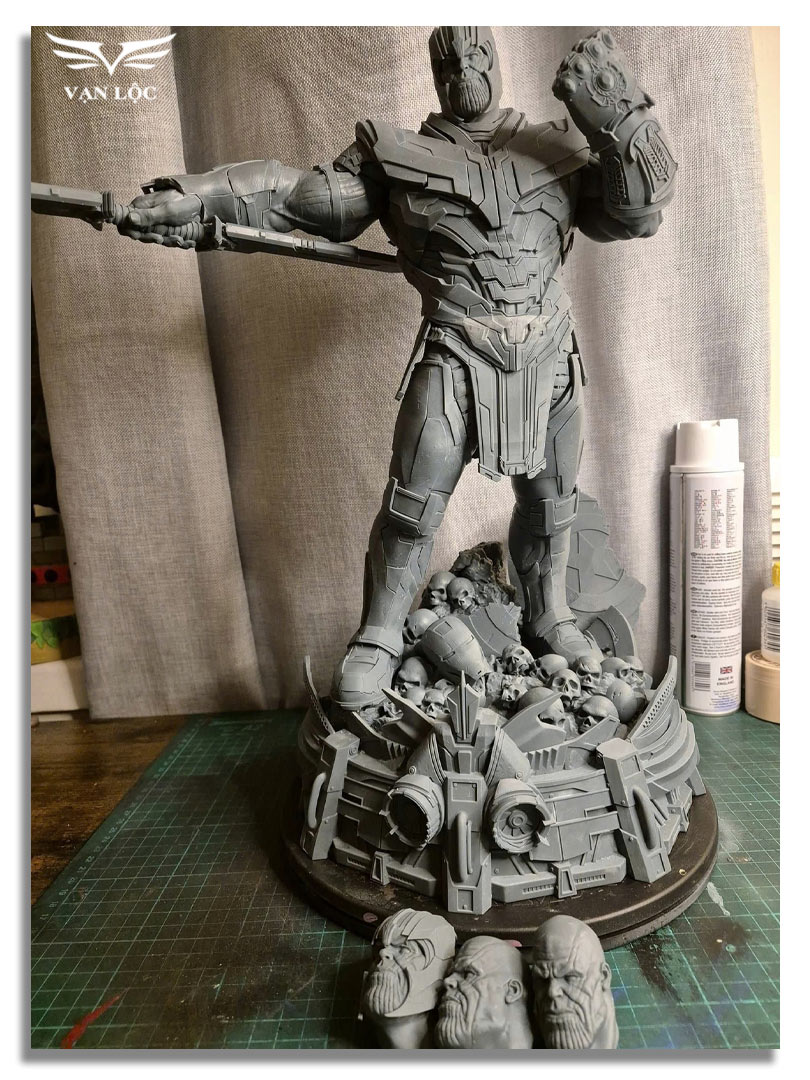 in 3D Mô hình nhân vật Thanos