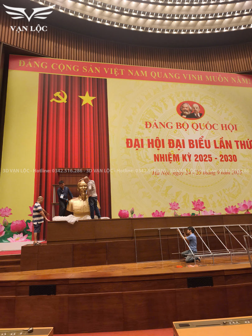 Hoàn thiện pho tượng Bác Hồ cao 1m5 (bán thân) cho Hội trường Quốc hội