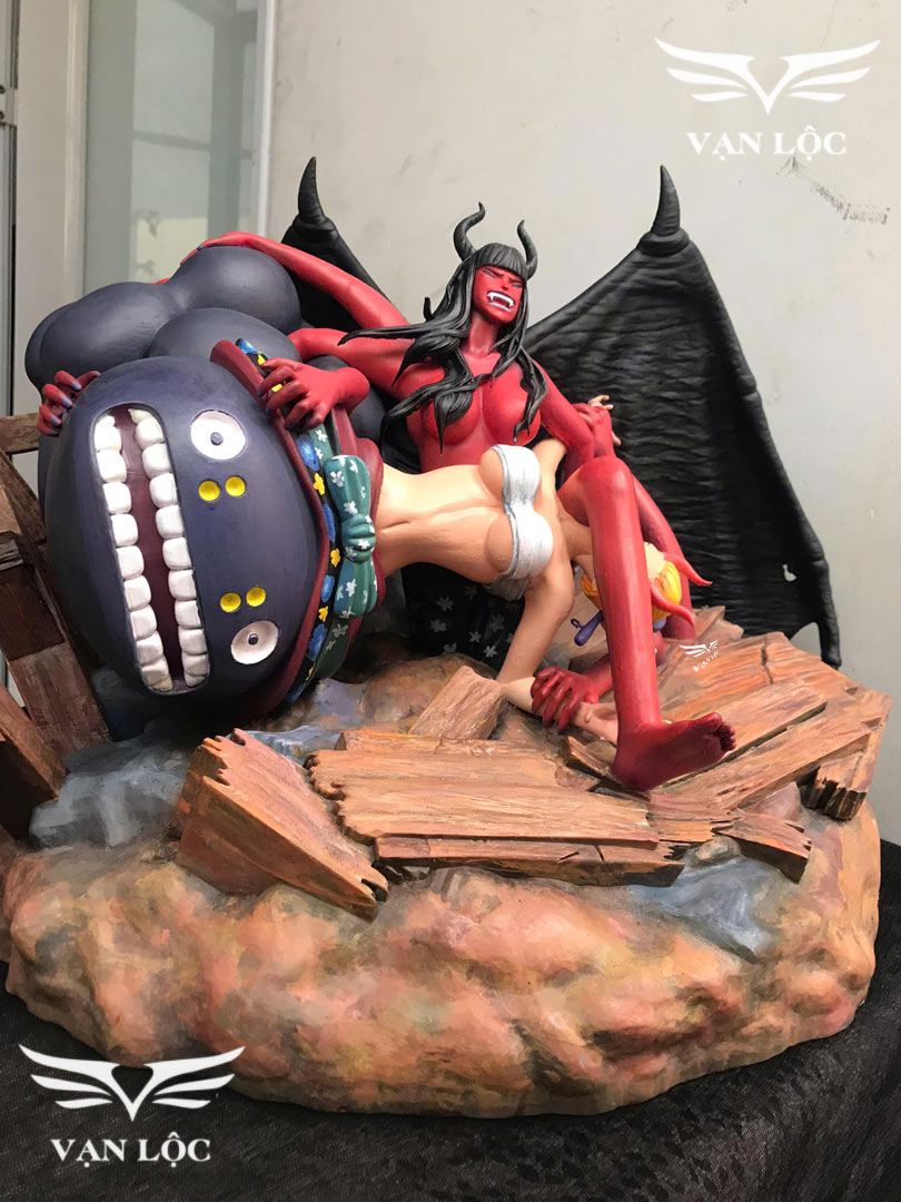  3D Vạn Lộc đã hoàn thiện Mô Hình In 3D Nhân Vật Nico Robin vs Black Maria