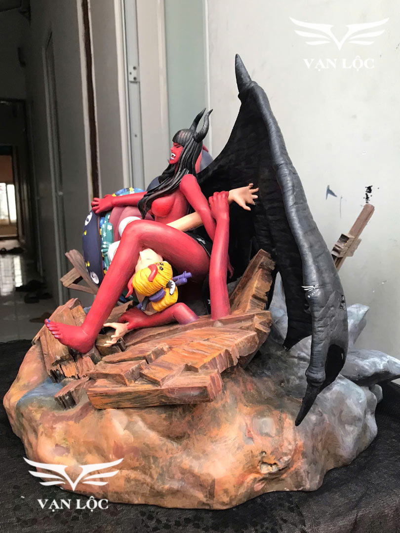  3D Vạn Lộc đã hoàn thiện Mô Hình In 3D Nhân Vật Nico Robin vs Black Maria