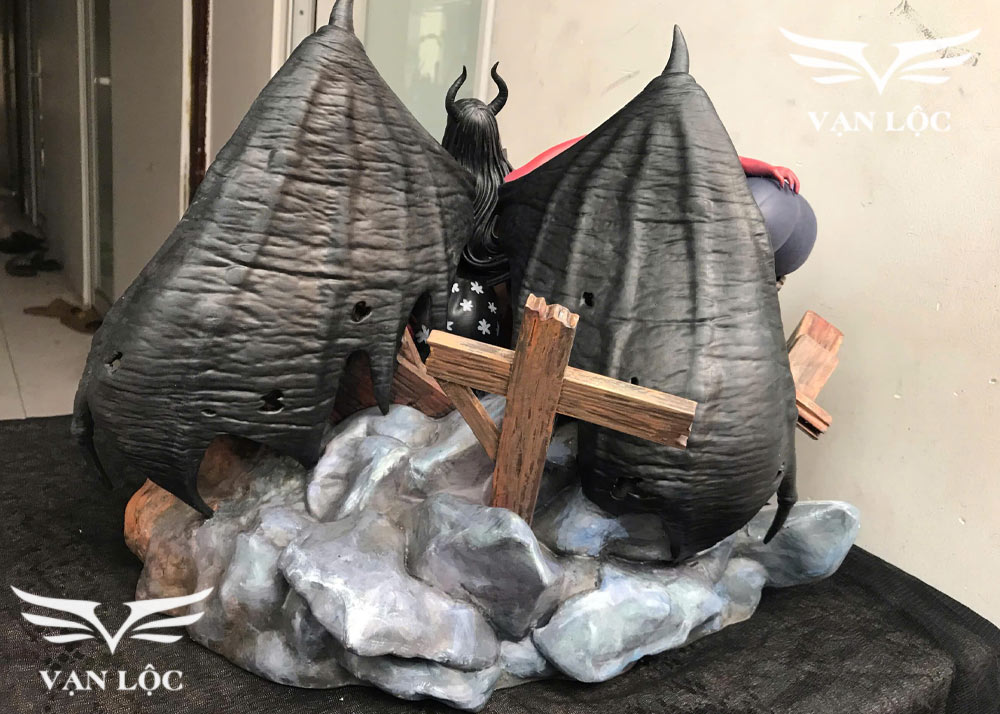  3D Vạn Lộc đã hoàn thiện Mô Hình In 3D Nhân Vật Nico Robin vs Black Maria