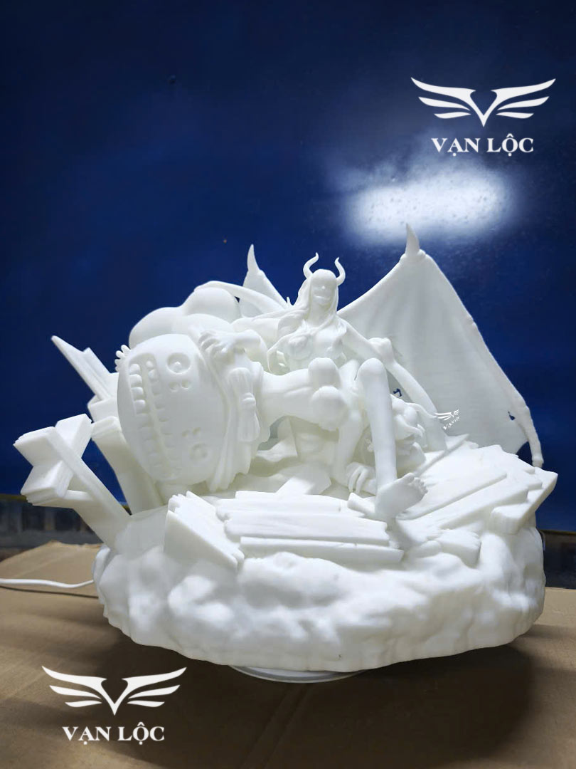  3D Vạn Lộc đã hoàn thiện Mô Hình In 3D Nhân Vật Nico Robin vs Black Maria