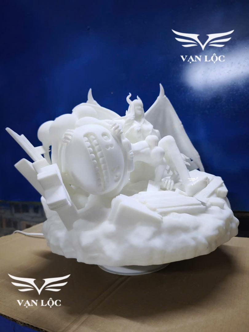  3D Vạn Lộc đã hoàn thiện Mô Hình In 3D Nhân Vật Nico Robin vs Black Maria