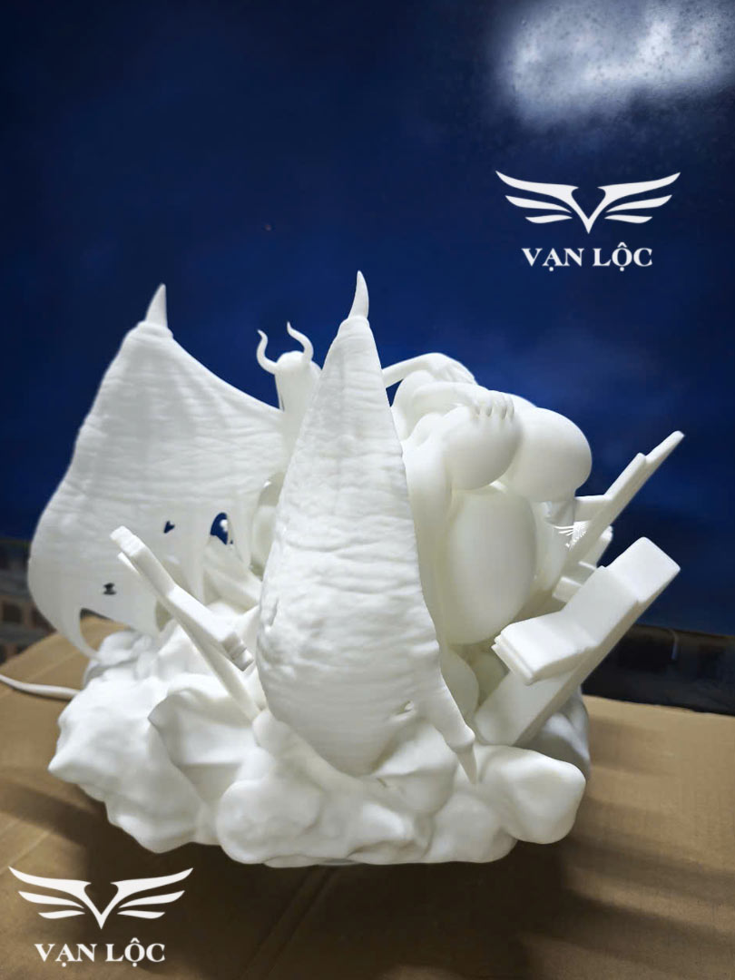  3D Vạn Lộc đã hoàn thiện Mô Hình In 3D Nhân Vật Nico Robin vs Black Maria