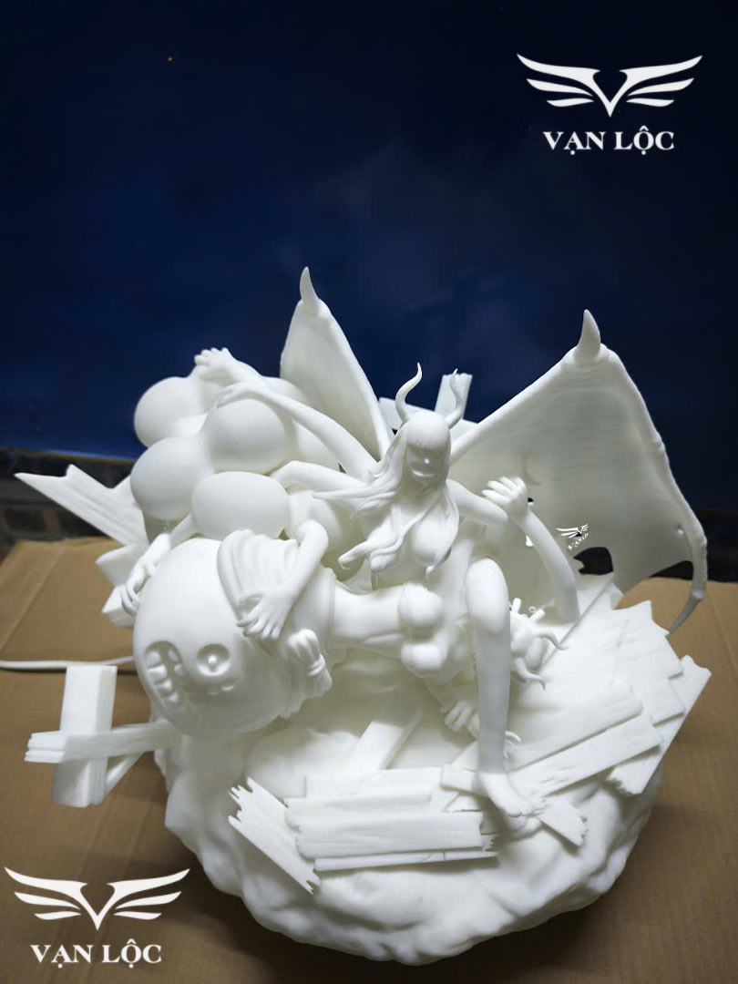  3D Vạn Lộc đã hoàn thiện Mô Hình In 3D Nhân Vật Nico Robin vs Black Maria