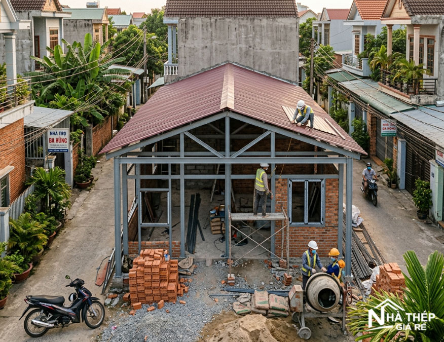 6 Lý Do Bạn Nên Xây Dựng Nhà Khung Thép Cấp 4