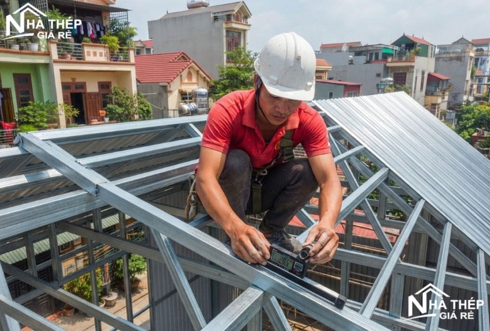 Cách Kiểm Tra Và Xử Lý Chống Dột Khi Thi Công Nhà Khung Thép Hiệu Quả