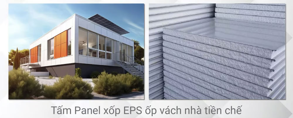 Tấm Panel xốp EPS là vật liệu đầu tư mang tính chất tiết kiệm chi phí nhưng vẫn đáp ứng tốt nhu cầu sử dụng