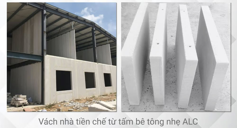Tấm bê tông nhẹ ALC